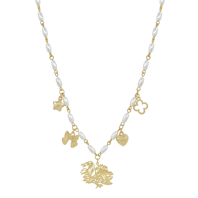 Gamecock Charm Necklace|Default Title