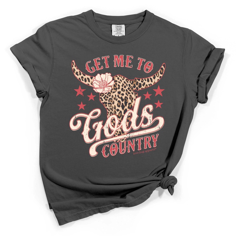 God’s Country Short Sleeve T-Shirt in Pepper