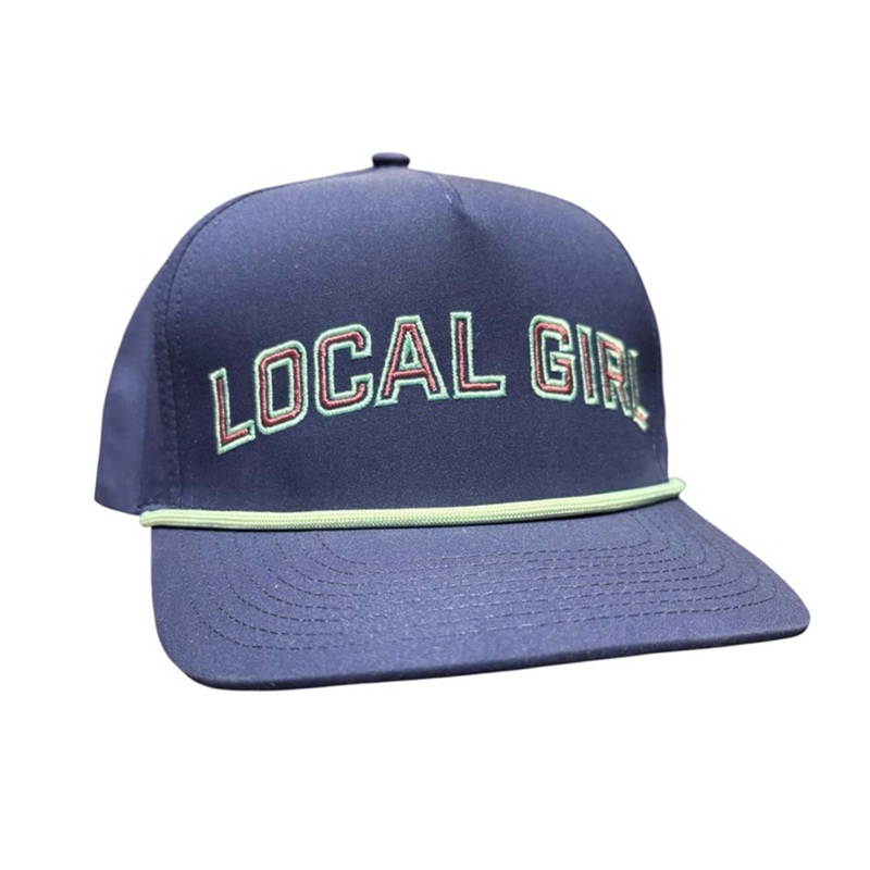 Local Girl Navy Outline Hat|Default Title