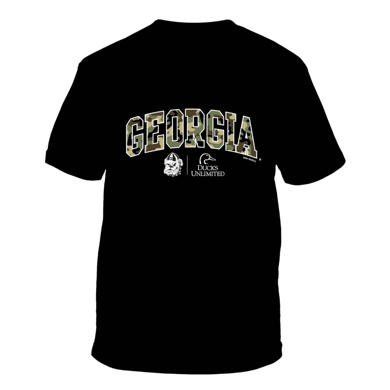 UGA Camo Arch Short Sleeve T-Shirt