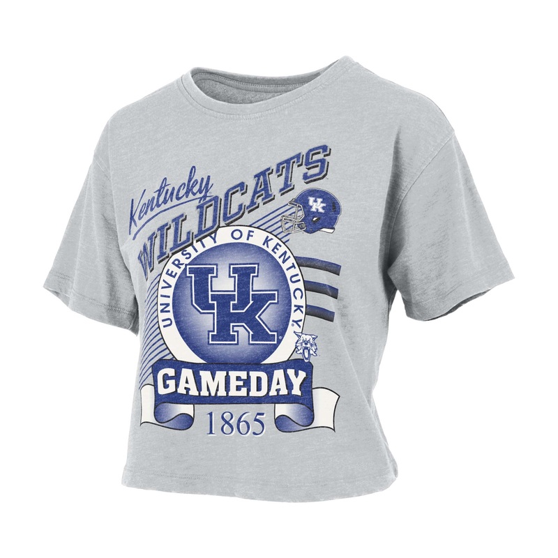 UK Vintage Gameday Crop Short Sleeve T-Shirt