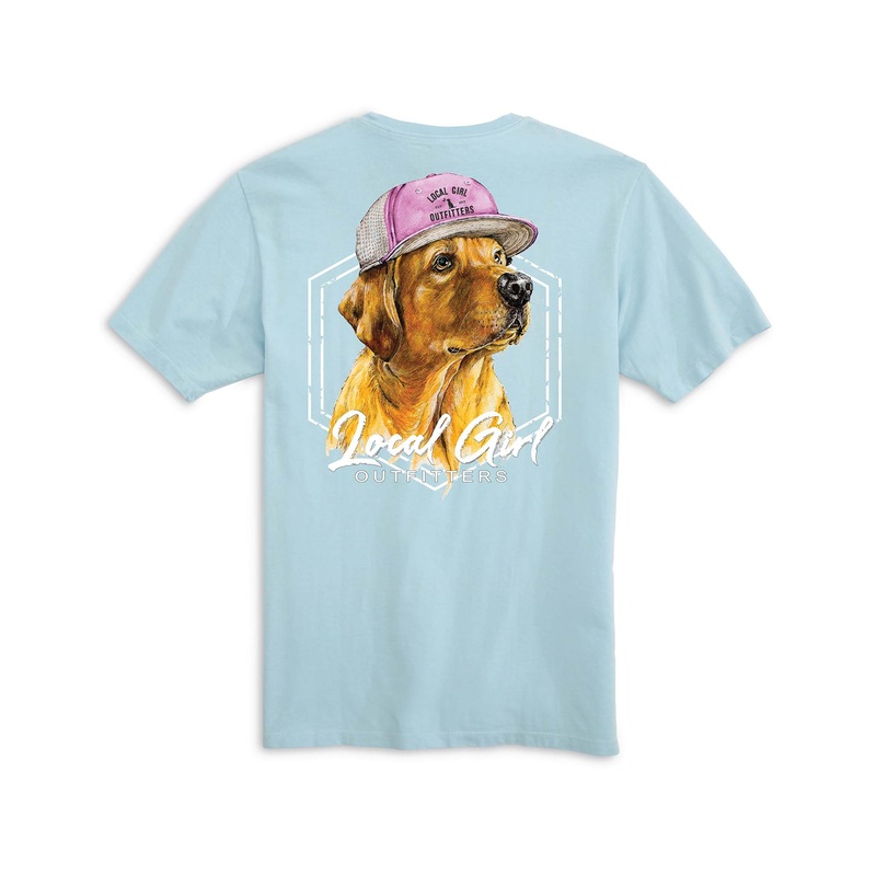 Youth Lab Hat Short Sleeve T-Shirt in Chambray