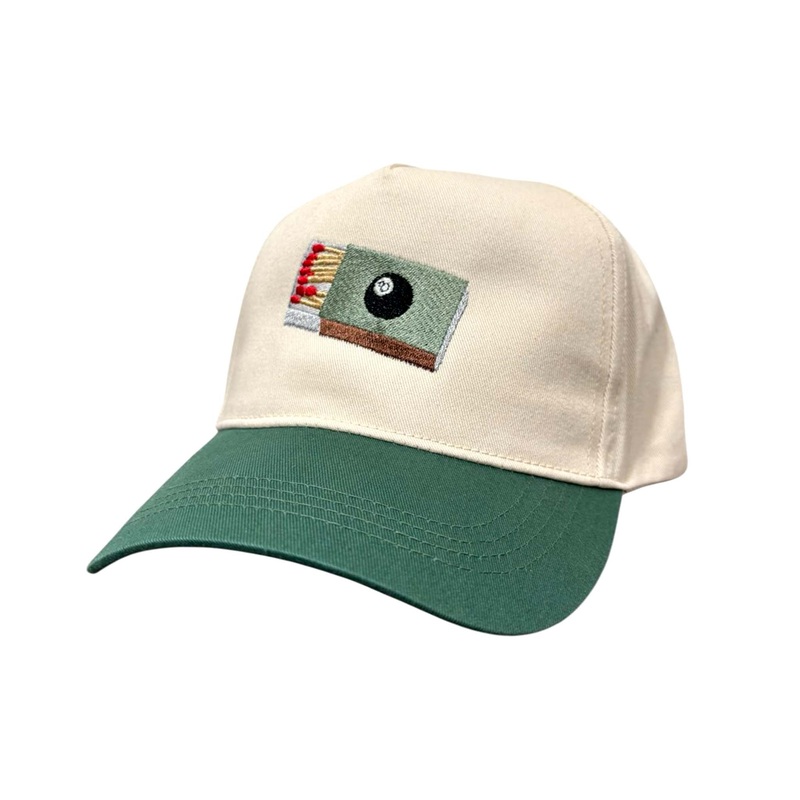 8Ball Matchbox Hat in Green|Default Title