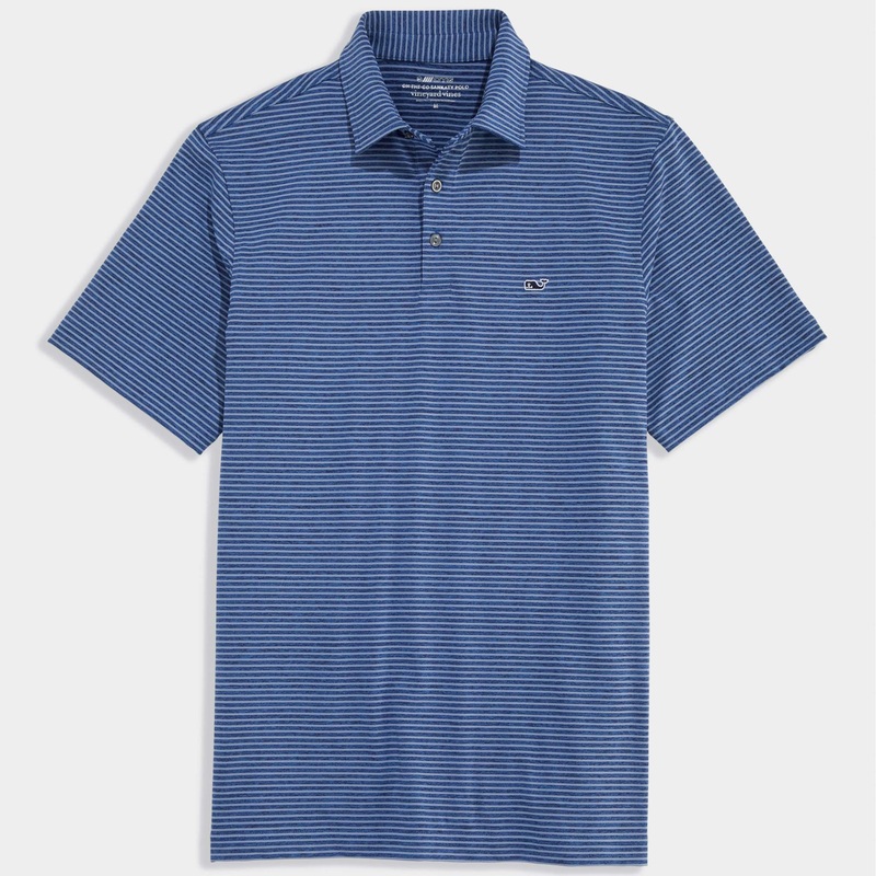 Bradley Stripe Sankaty Polo in Summer Evening