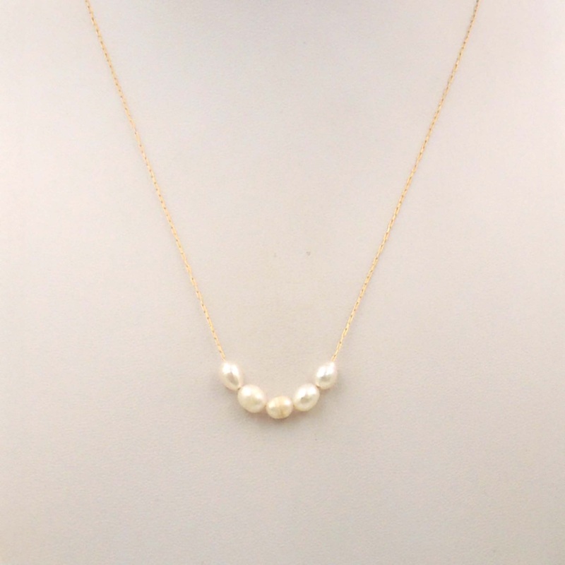 Dainty Pearl Necklace|Default Title