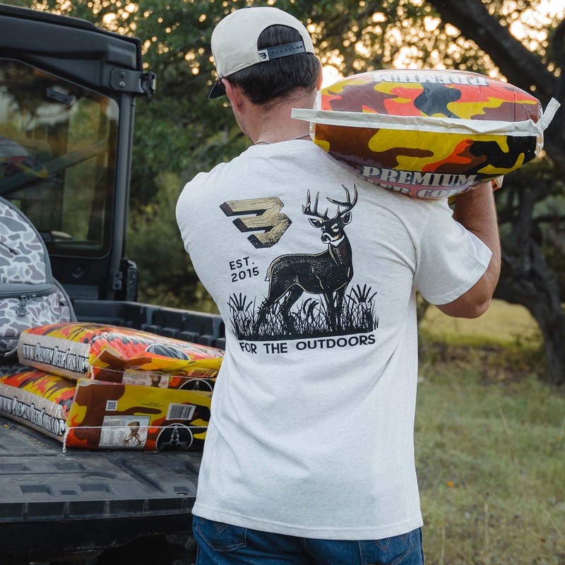 For The Outdoors Short Sleeve T-Shirt in Oatmeal