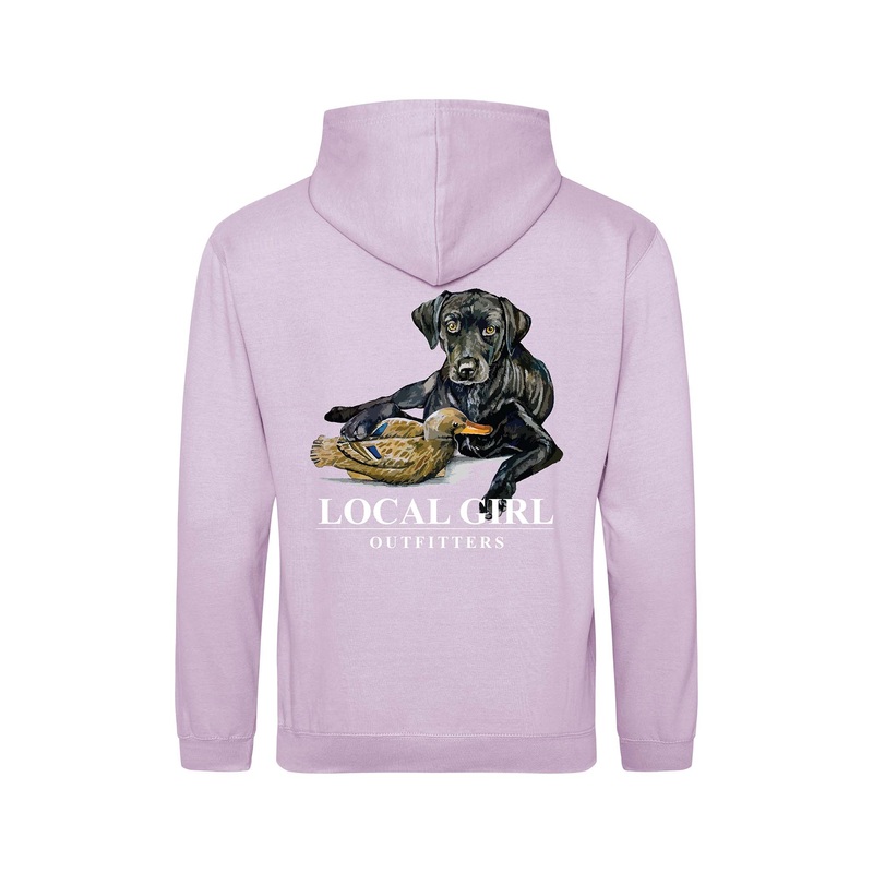 Local Girl Youth Decoy Pup Hoodie in Lilac