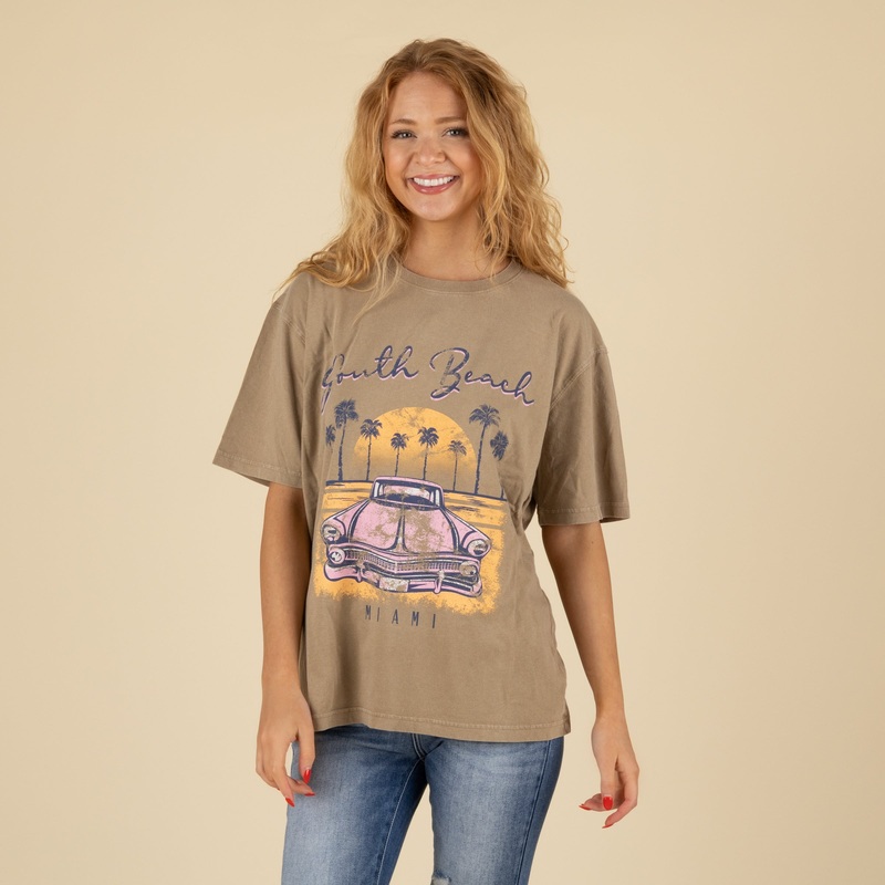 South Beach Convertible Short Sleeve T-Shirt
