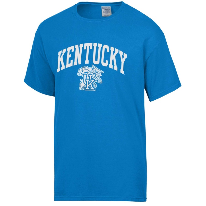 UK Classic Center Arch Short Sleeve T-Shirt in Blue