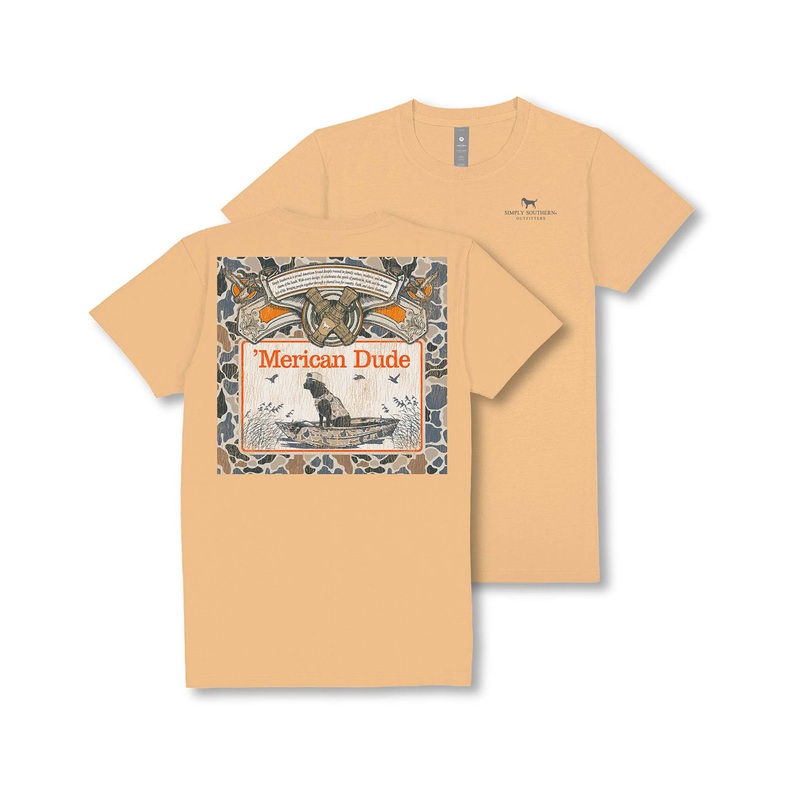 Youth Duck Call Short Sleeve T-Shirt in Bisque