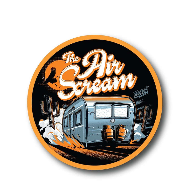 Air Scream Camper Car – Vehicle Sticker