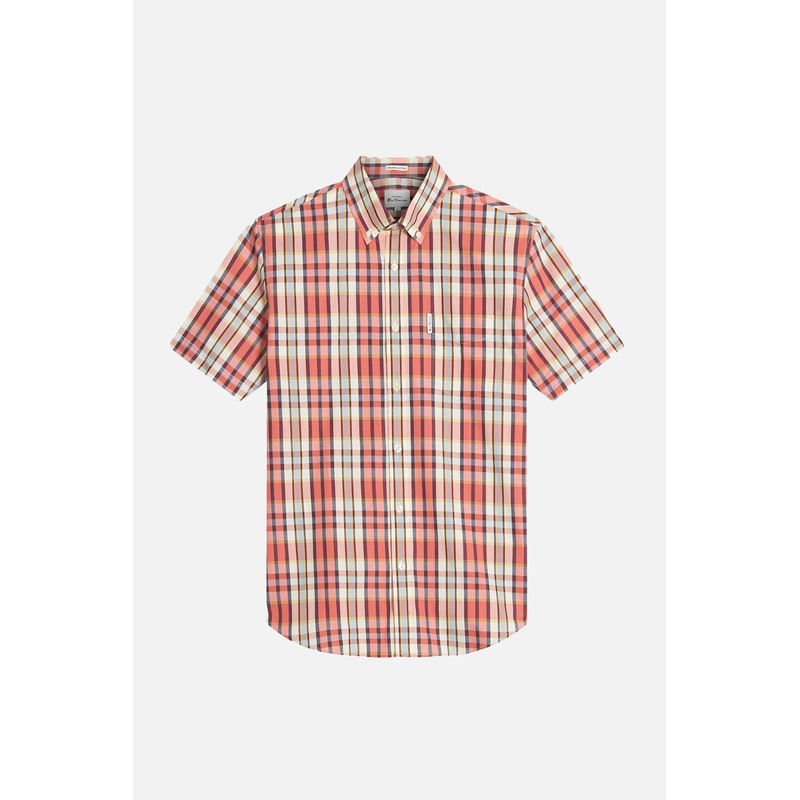 Irregular Check Cerise – Shirt
