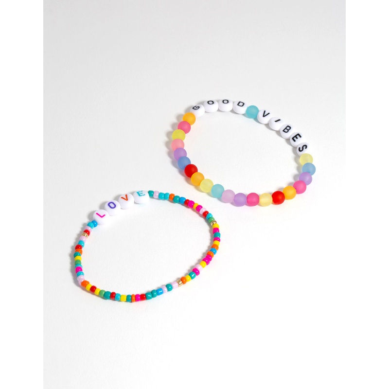 Beaded Good Vibes Bracelet Pack