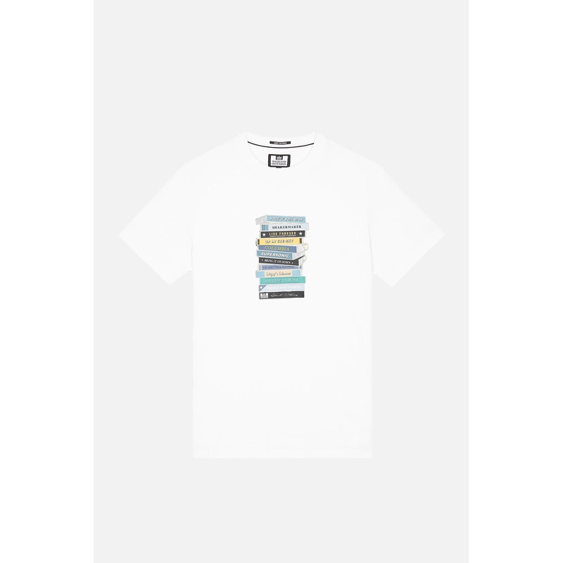 Cassette Tapes Graphic T-Shirt White