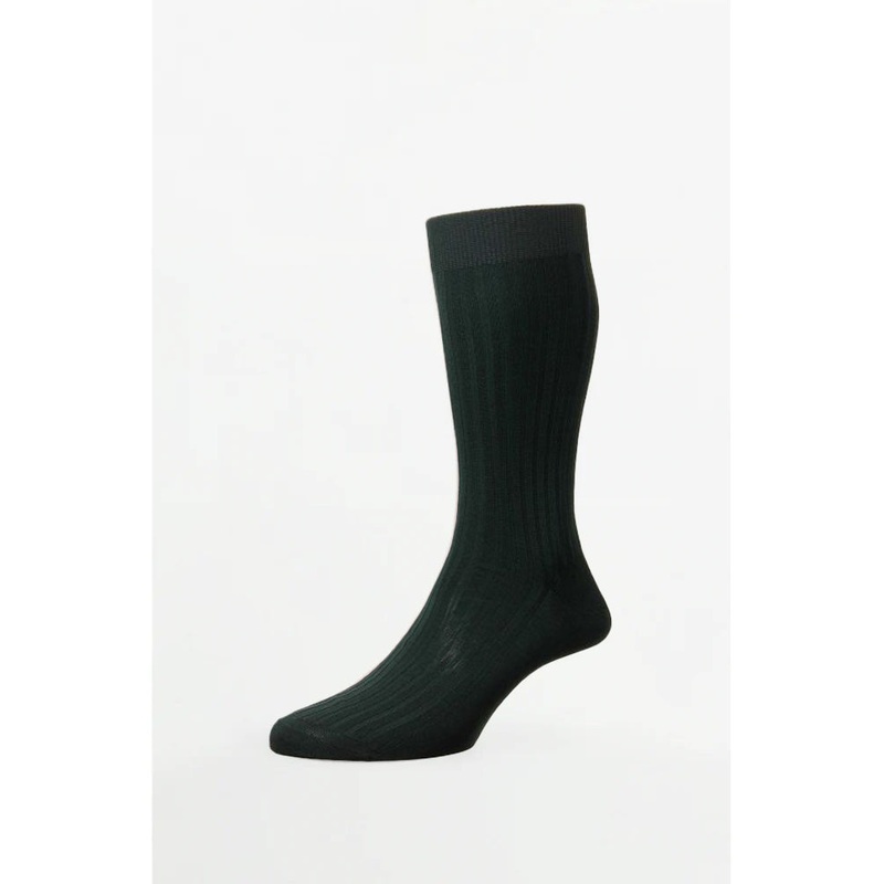 Danvers Cotton English Made Dark Green – Socks