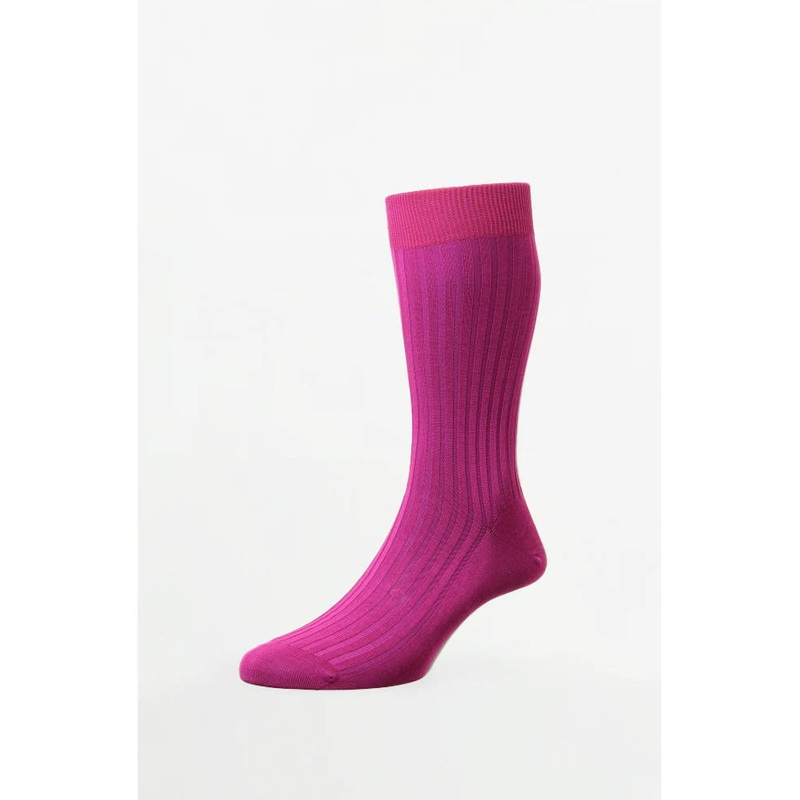Danvers Cotton English Made Fuchsia – Socks