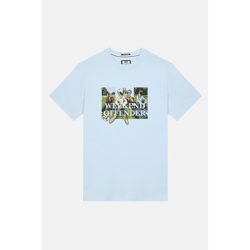 Hymns Ocean Wave Blue Graphic – Tee