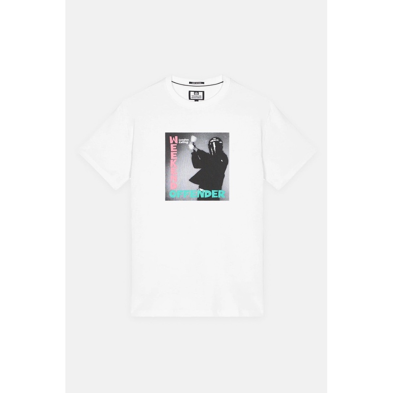 London Calling White Graphic – T-Shirt