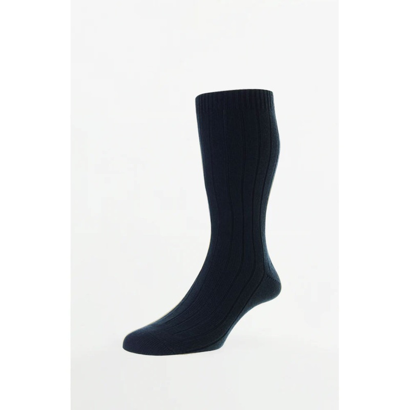 Seaford Organic Cotton Navy – Socks