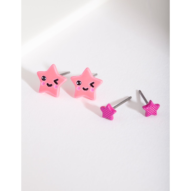 VAL4 CM STAR 2PK STUD ER@|Default Title