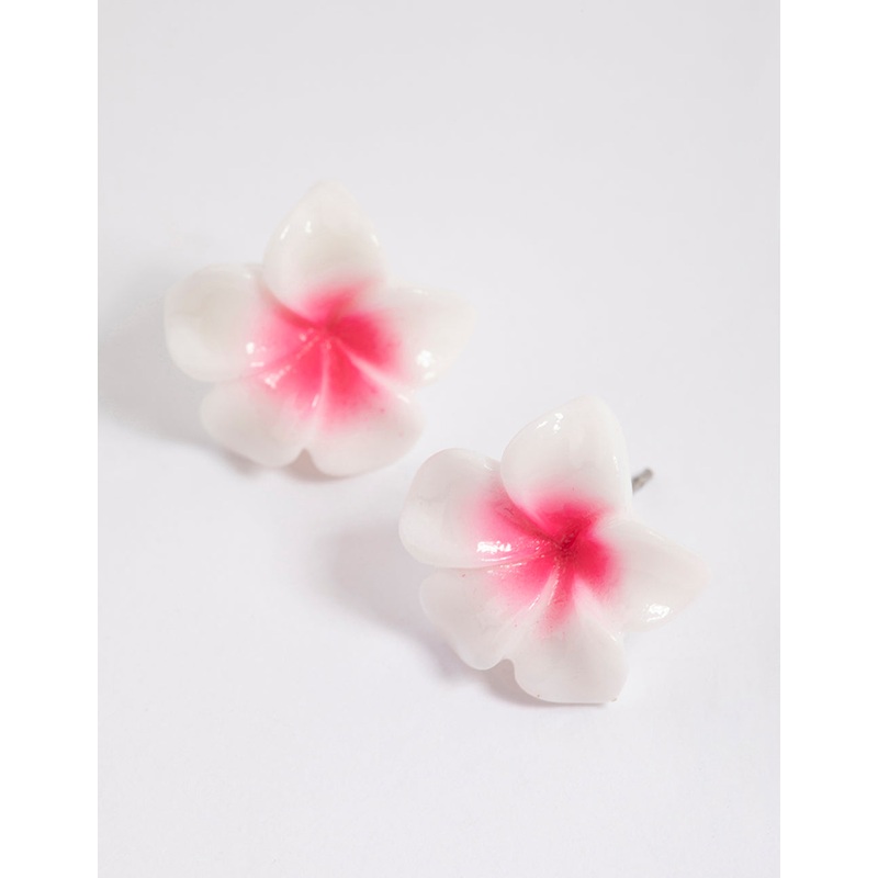 Frangipani Stud Earrings|Default Title