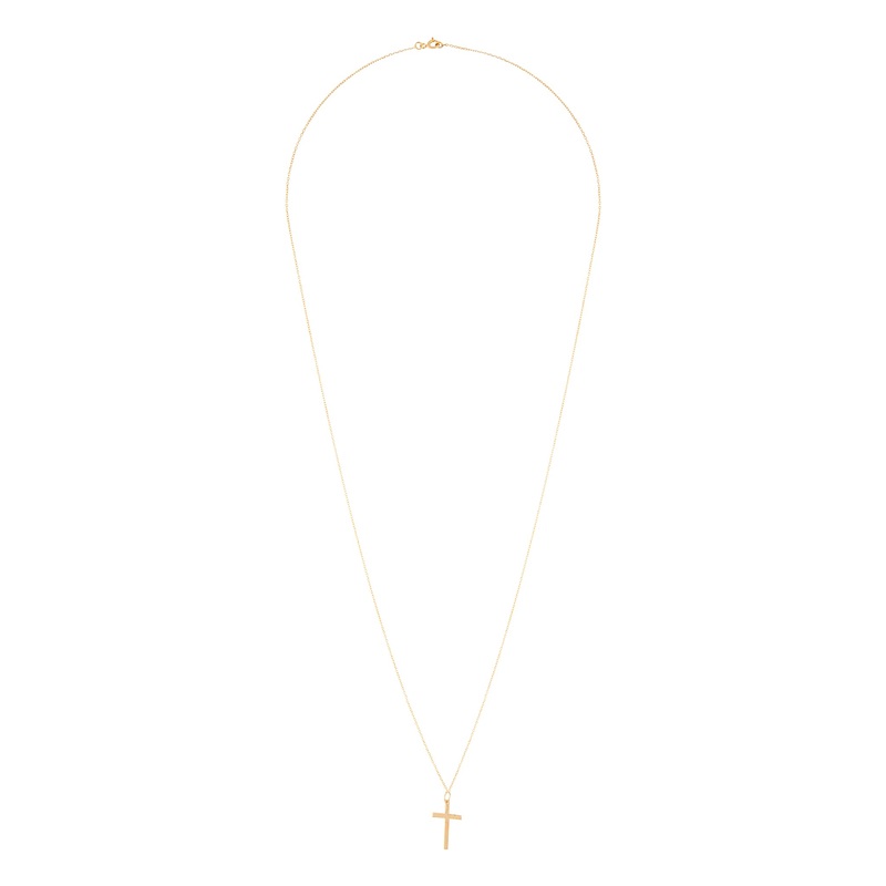 Gold Plated Cross Pendant Necklace