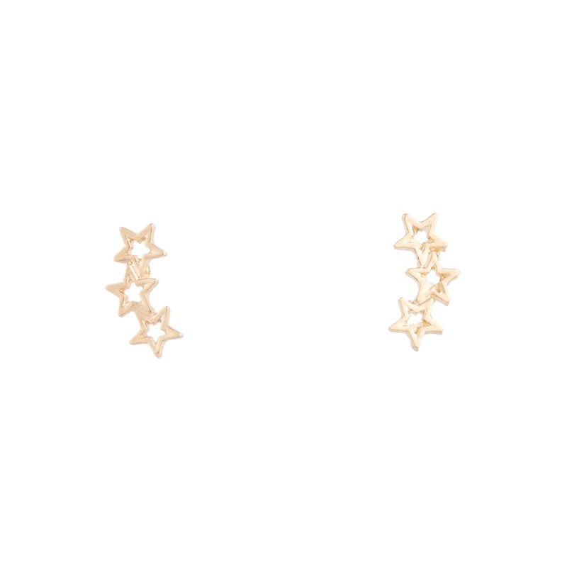 Gold Starline Stud Earrings|Default Title