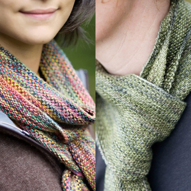Churchmouse Classics Patterns – Koigu Linen Stitch Scarf