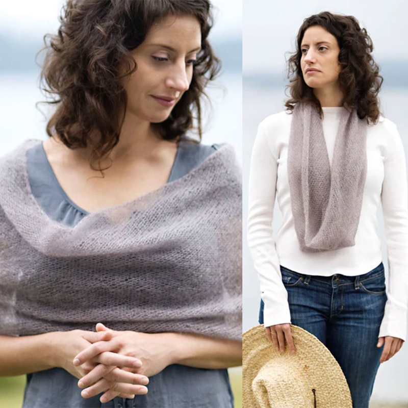 Churchmouse Classics Patterns – Mohair Bias Loop