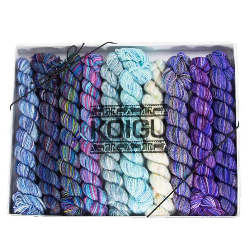 Koigu Pencil Box Yarn – Blueberry Blue