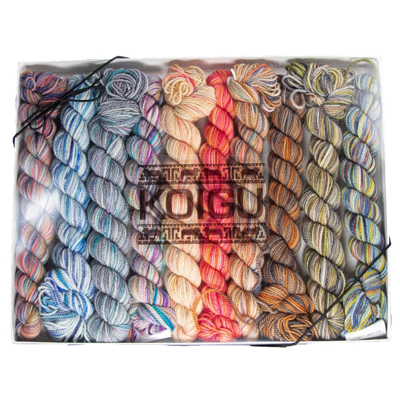 Koigu Pencil Box Yarn – Log Cabin