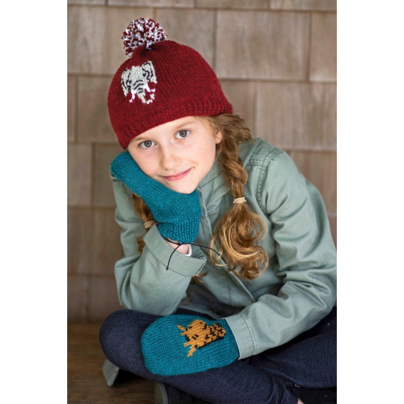Berroco Ultra Wool & Ultra Wool DK 2019 Collection Patterns – Fossy Hat & Mittens – PDF Download