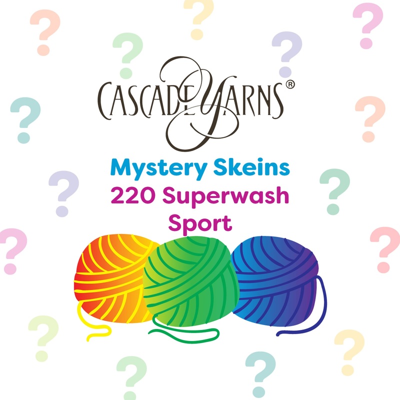 Cascade Yarns 220 Superwash Sport One of a Kind Yarn – Mystery Skein