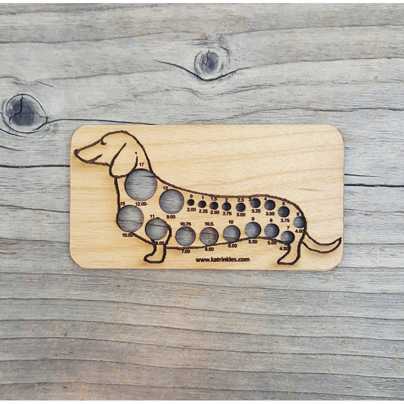 Katrinkles Animal Knitting Needle Gauge – Dachshund