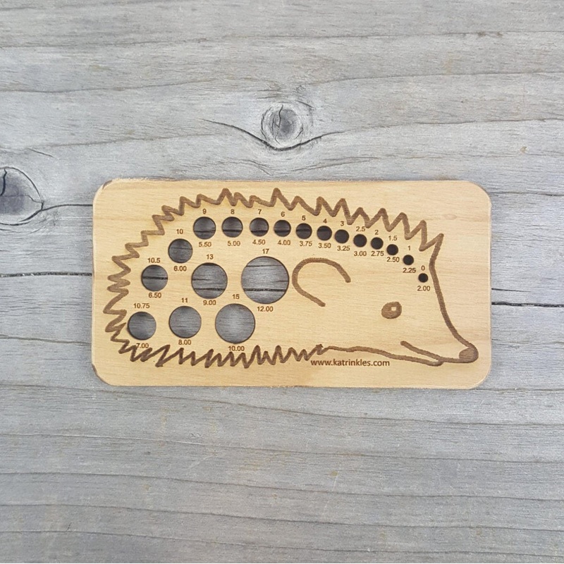 Katrinkles Animal Knitting Needle Gauge – Hedgehog