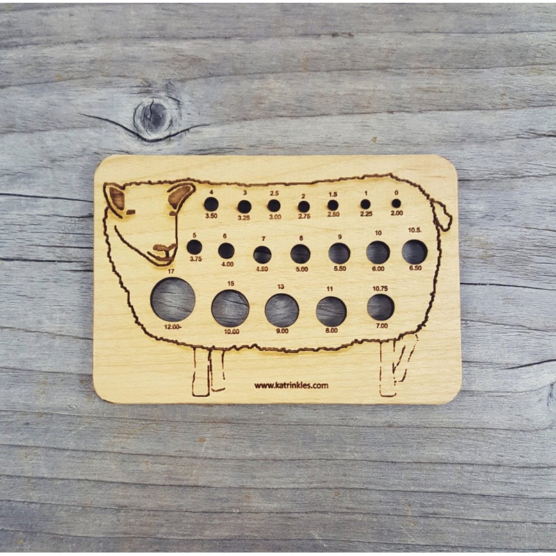 Katrinkles Animal Knitting Needle Gauge – Sheep