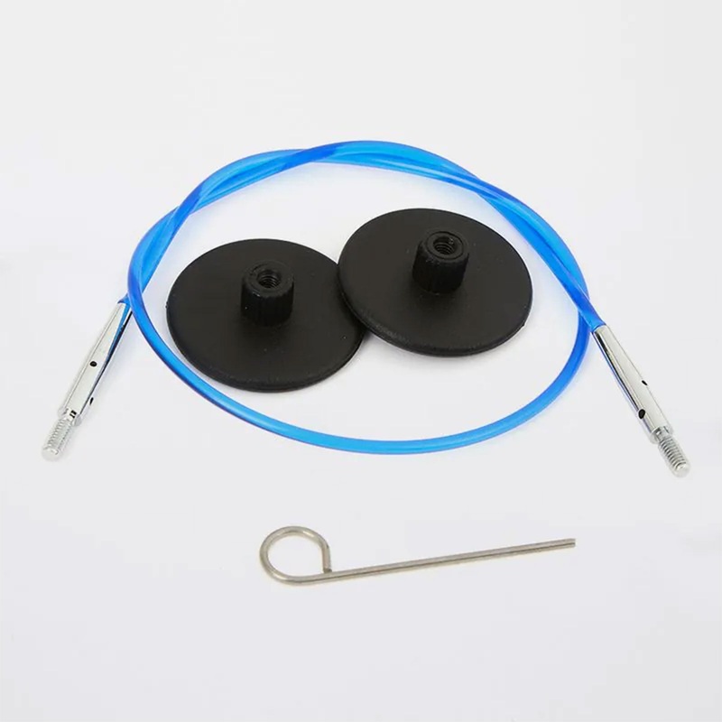 KnitPro Knitter’s Pride Cords – 11” – Blue (to make a 20” IC needle)