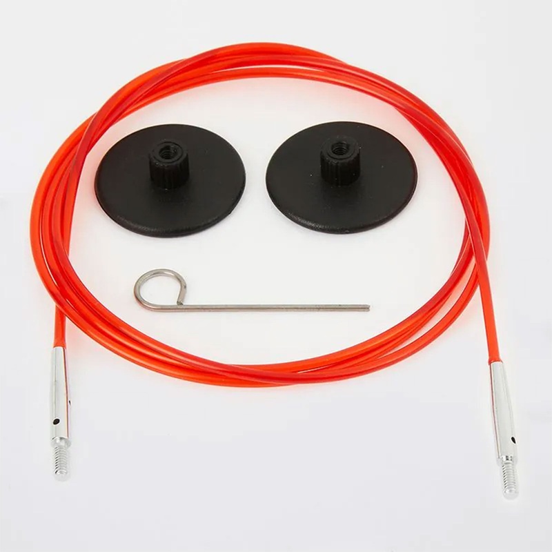 KnitPro Knitter’s Pride Cords – 30” – Red (to make a 40” IC needle)