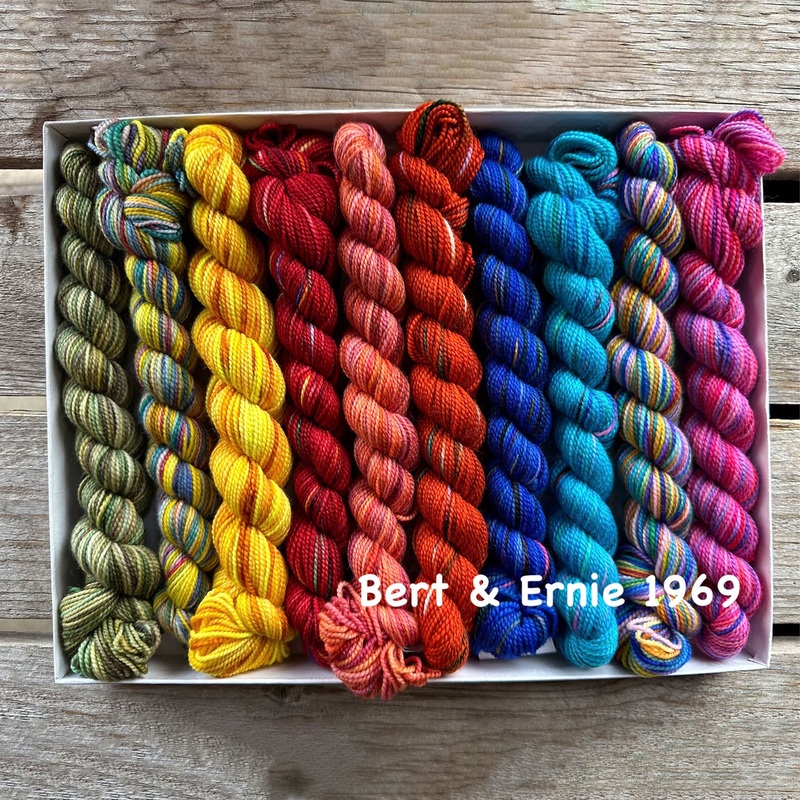 Koigu Pencil Box Yarn – Bert & Ernie 1969