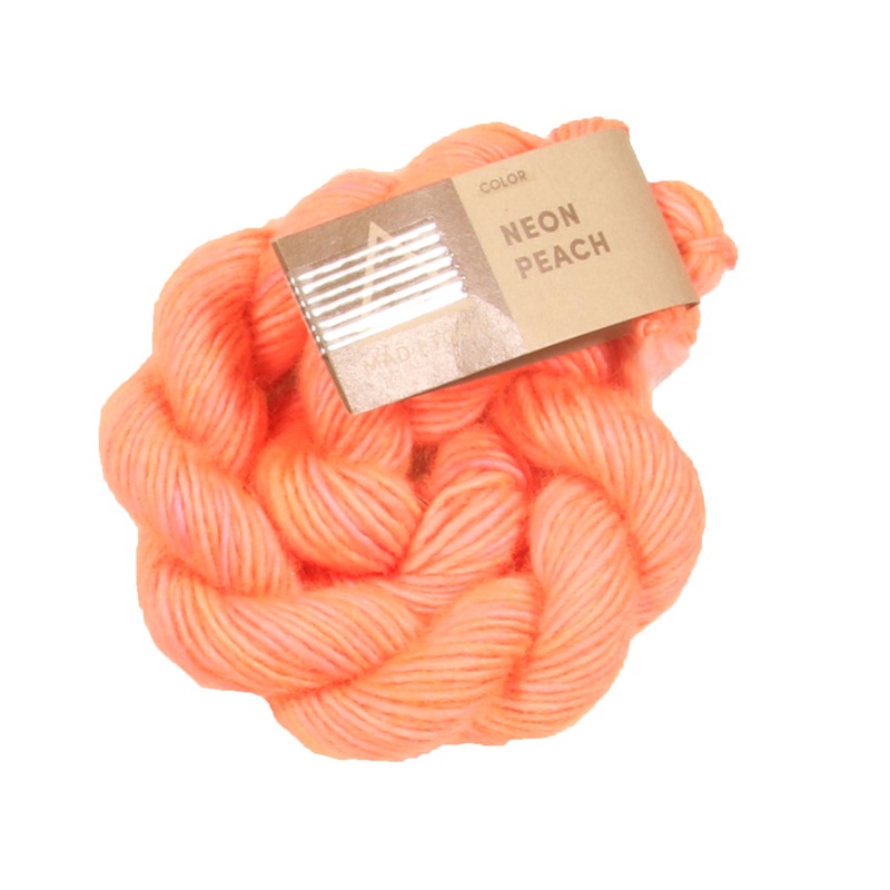 Madelinetosh Unicorn Tails Yarn – Neon Peach