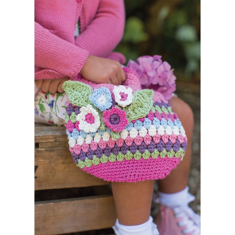 Rowan Little Rowan Blossom Collection Patterns – Flower Carry Bag – PDF Download