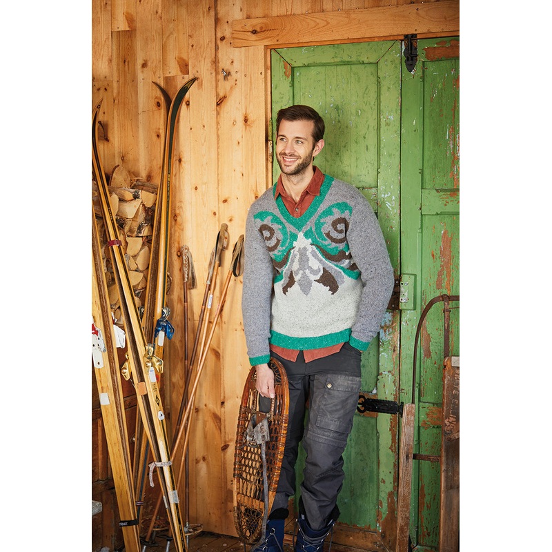 Rowan Arne and Carlos New Nordic PDF Patterns – Birk Sweater – PDF Download
