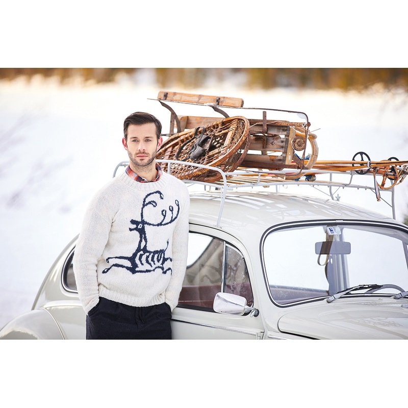 Rowan Arne and Carlos New Nordic PDF Patterns – Rein Pullover – PDF Download