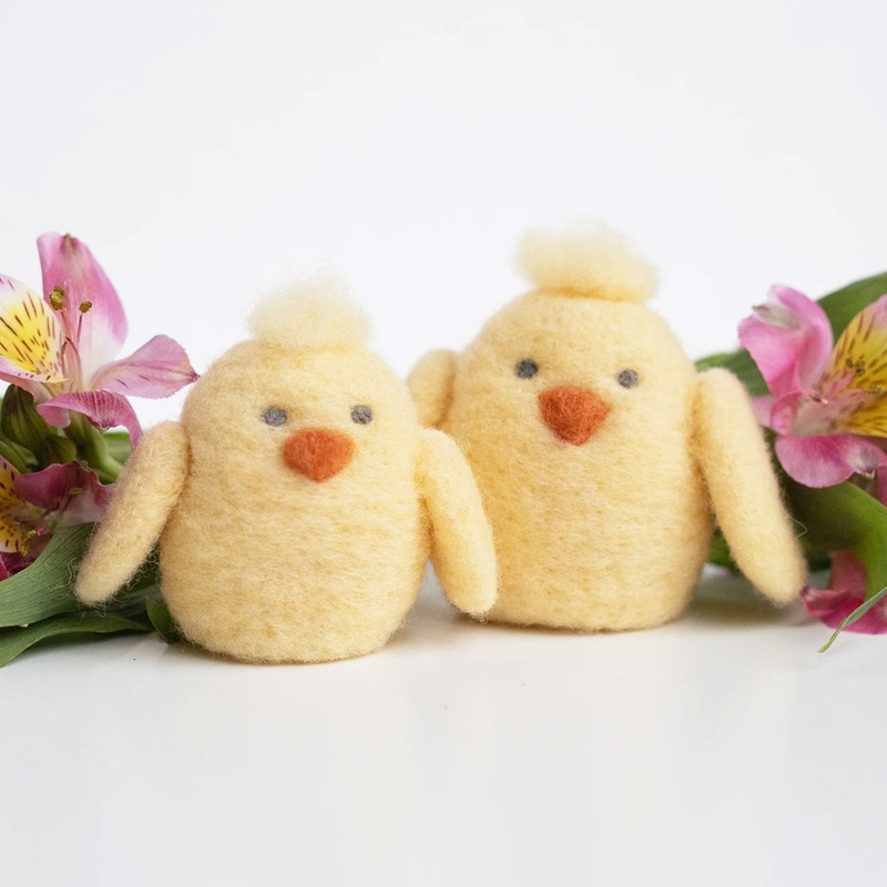 Felted Sky Sculpting With Wool Needle Felting Kits – Chick Friends