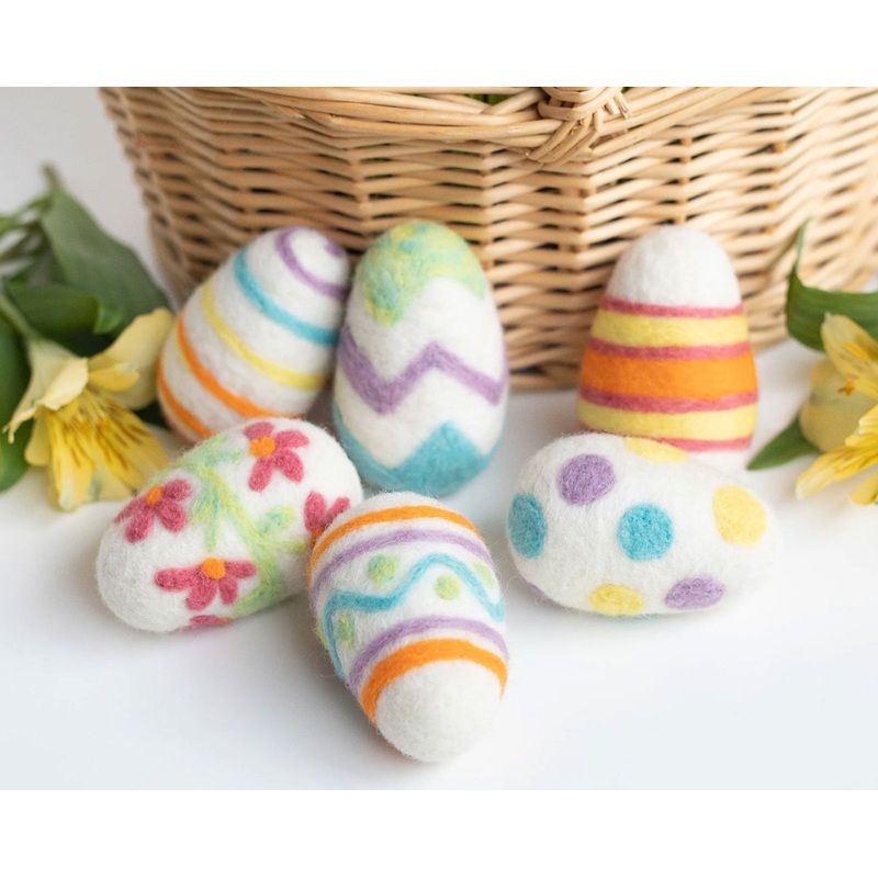 Felted Sky Sculpting With Wool Needle Felting Kits – Easter Eggs