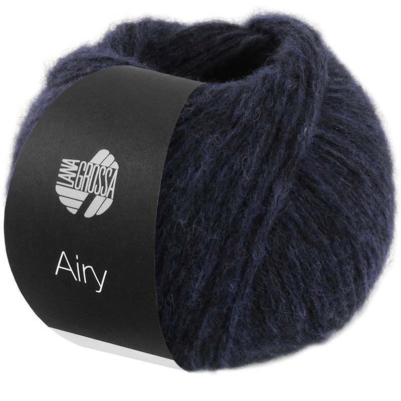 Lana Grossa Airy Yarn – 01 Night Blue