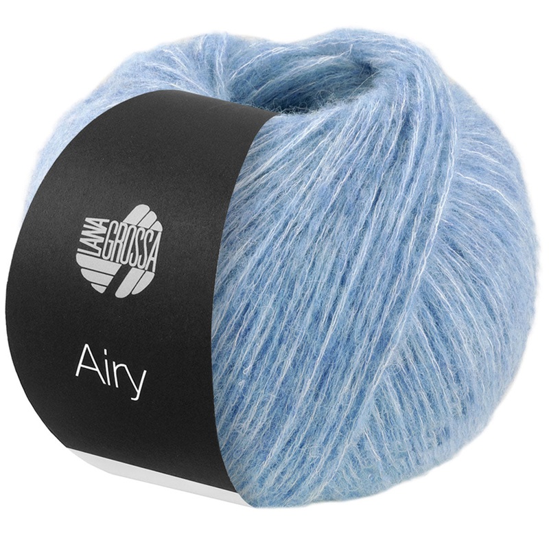 Lana Grossa Airy Yarn – 03 Light Blue
