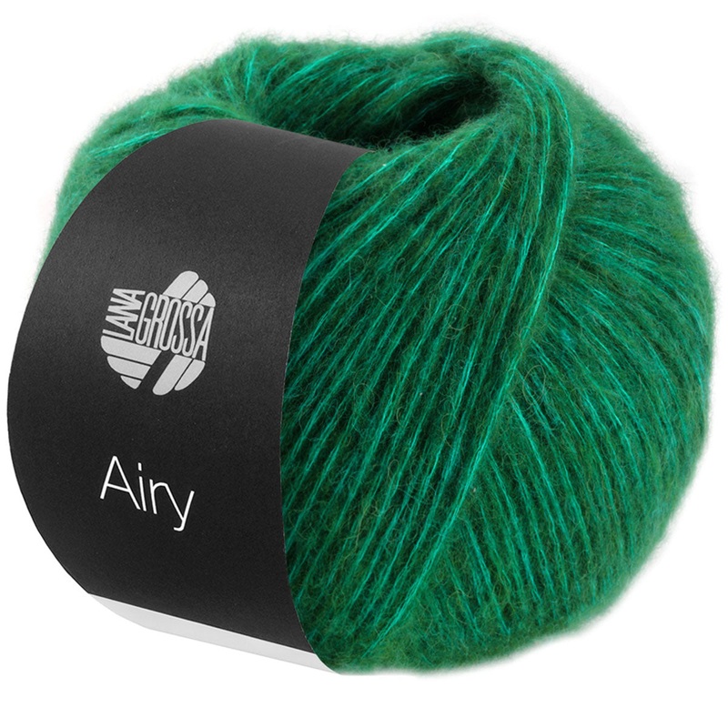 Lana Grossa Airy Yarn – 05 Petrol Green