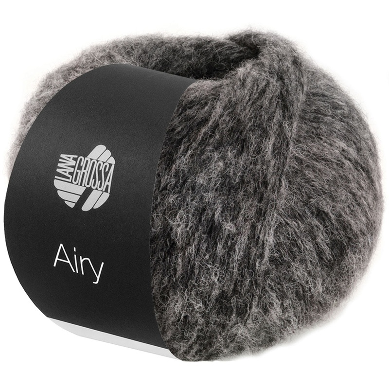 Lana Grossa Airy Yarn – 11 Anthracite