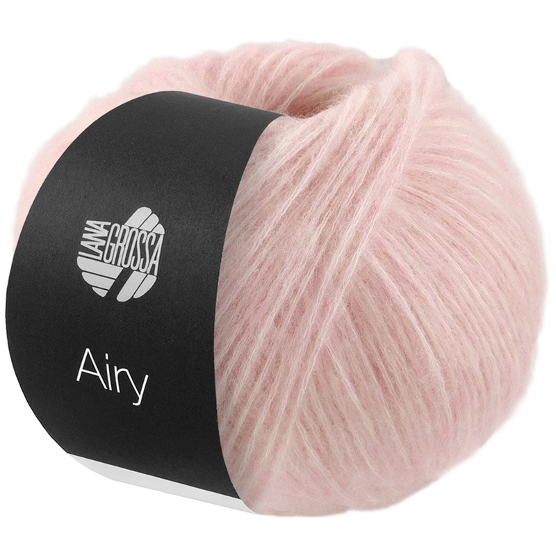 Lana Grossa Airy Yarn – 14 Rose